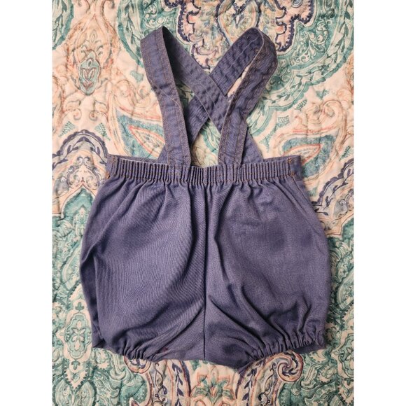 Toddle Tyke Vintage Overalls 0/6 Months - Picture 2 of 6